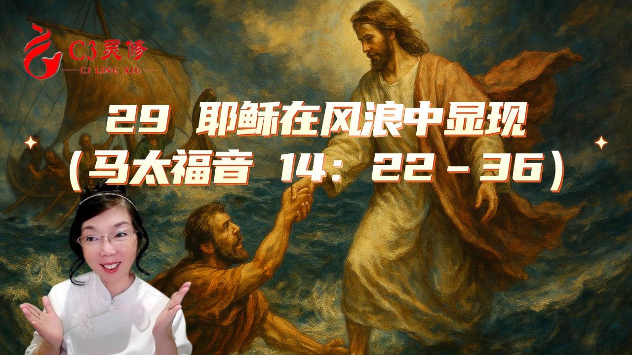 29 耶穌在風浪中顯現（馬太福音 14：22–36）